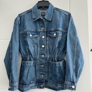 NWT GAP Denim Cinched Waist Jacket